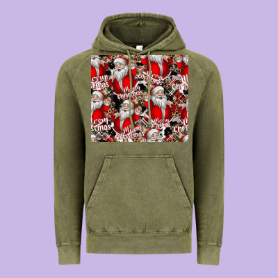 Merry Christmas Vintage Hoodie Designed By Cowhidedigitalart