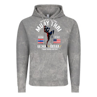 Cloud Rock thailand american flag muay thai boxing train hard repeat t shirt Vintage Hoodie - InspiraDesign