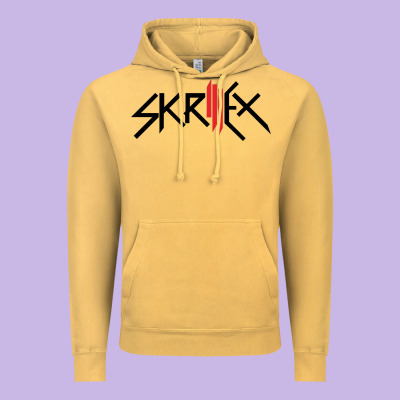 White Skrillex Vintage Hoodie Designed By Inspiradesign
