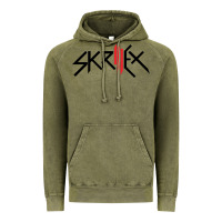 Vintage Olive white skrillex Vintage Hoodie - InspiraDesign