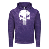 Cloud Purple the punisher skull Vintage Hoodie - InspiraDesign