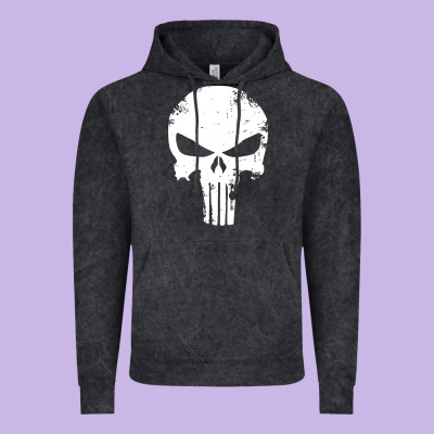 The Punisher Skull Vintage Hoodie Designed By Inspiradesign