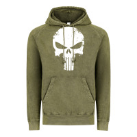 Vintage Olive the punisher skull Vintage Hoodie - InspiraDesign