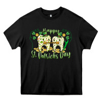 Black Happy St. Patrick's Day Tooth Dentist Heavy Core Tee - CowGirlArtShop