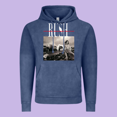 Rush Permanent Waves Vintage Hoodie Designed By Inspiradesign