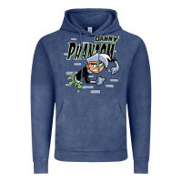 Vintage Denim Danny Phantom Coming Through Brick Wall Vintage Hoodie - InspiraDesign