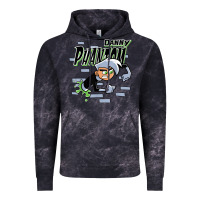 Cloud Black Danny Phantom Coming Through Brick Wall Vintage Hoodie - InspiraDesign