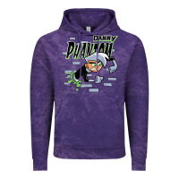 Cloud Purple Danny Phantom Coming Through Brick Wall Vintage Hoodie - InspiraDesign
