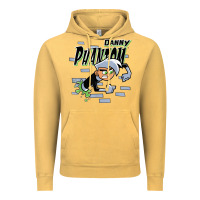Vintage Mustard Danny Phantom Coming Through Brick Wall Vintage Hoodie - InspiraDesign