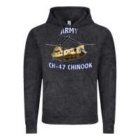Vintage Black ARMY CH-47 CHINOOK HELICOPTER Vintage Hoodie - InspiraDesign