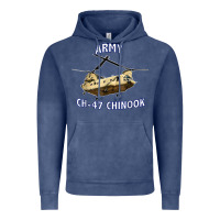 Vintage Denim ARMY CH-47 CHINOOK HELICOPTER Vintage Hoodie - InspiraDesign