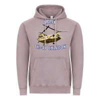 Vintage Zinc ARMY CH-47 CHINOOK HELICOPTER Vintage Hoodie - InspiraDesign