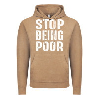 Vintage Coffee stop being poor Vintage Hoodie - InspiraDesign