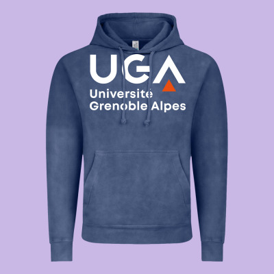 Université Grenoble Alpes Vintage Hoodie Designed By Artchic