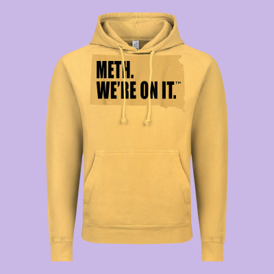 Mens Meth We're On It South Dakota Anti Drugs Campaign Vintage T Shirt Vintage Hoodie Designed By Artchic