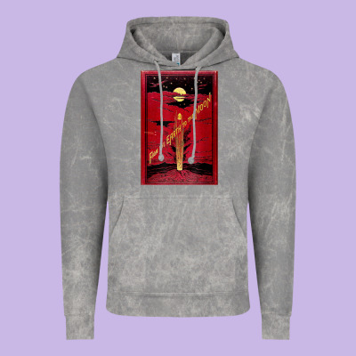 From The Earth To The Moon Jules Verne Book Cover Design Vintage Hoodie Designed By Artchic