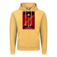 Vintage Mustard From The Earth To The Moon Jules Verne Book Cover Design Vintage Hoodie - ArtChic