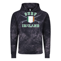 Cloud Black ireland surfing hoodie  irish flag surfboards design Vintage Hoodie - ArtChic