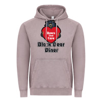 Vintage Zinc resto, black bear diner Vintage Hoodie - ArtChic