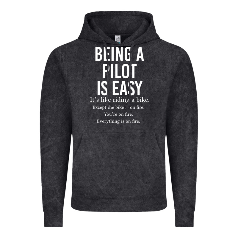 Funny Pilot Gift Being A Pilot Is Easy Vintage Hoodie by ArtChic | Teevron