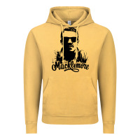 Vintage Mustard macklemore portrait Vintage Hoodie - ArtChic