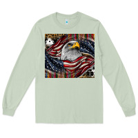 Matcha American eagle Long Sleeve Tee - CowhideDigitalArt