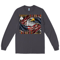 Smoke American eagle Long Sleeve Tee - CowhideDigitalArt