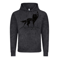 Vintage Black fantastic mr fox wolf Vintage Hoodie - ArtChic
