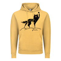 Vintage Mustard fantastic mr fox wolf Vintage Hoodie - ArtChic