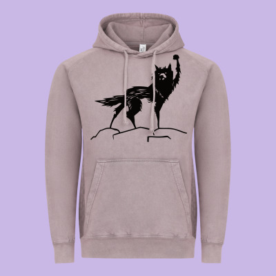 Fantastic Mr Fox Wolf Vintage Hoodie Designed By Artchic