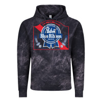 Cloud Black pabst blue ribbon 1 Vintage Hoodie - ArtChic