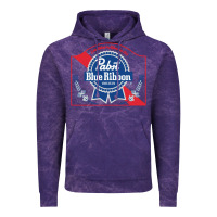 Cloud Purple pabst blue ribbon 1 Vintage Hoodie - ArtChic
