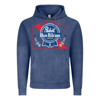 Vintage Denim pabst blue ribbon 1 Vintage Hoodie - ArtChic