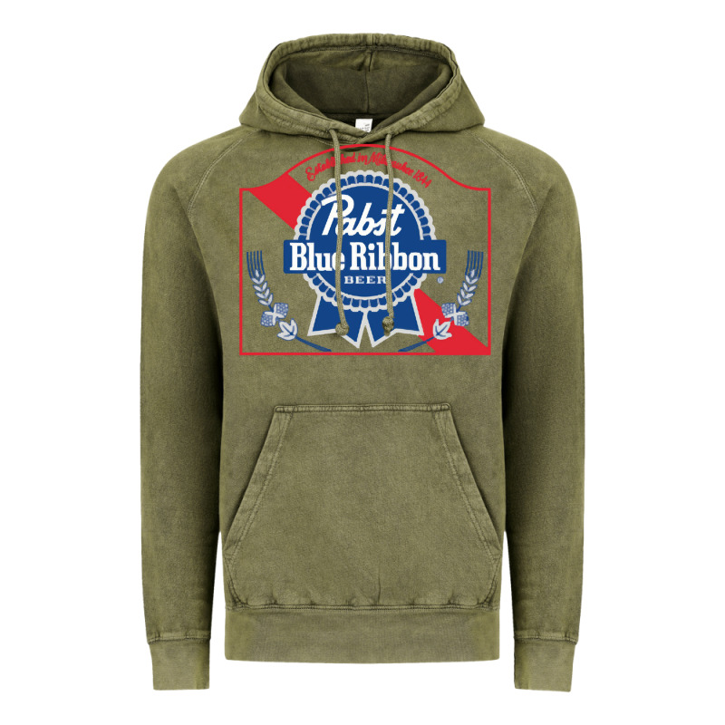 Pabst Blue Ribbon 1 Vintage Hoodie by ArtChic | Teevron
