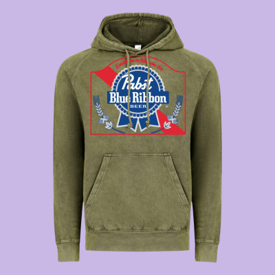 Pabst Blue Ribbon 1 Vintage Hoodie Designed By Artchic