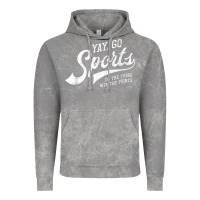 Cloud Rock Yay Go Sports Vintage Funny Sports Vintage Hoodie - ArtChic