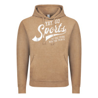 Vintage Coffee Yay Go Sports Vintage Funny Sports Vintage Hoodie - ArtChic