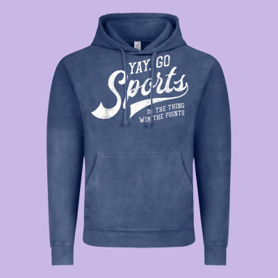 Yay Go Sports Vintage Funny Sports Vintage Hoodie Designed By Artchic