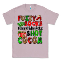 Lilac fuzzy socks flannel blankets and hot cocoa Classic Tee - OliviaCreatesArt