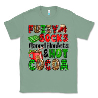 Sage fuzzy socks flannel blankets and hot cocoa Classic Tee - OliviaCreatesArt