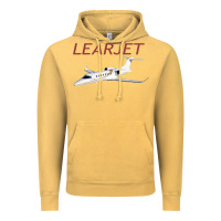 Vintage Mustard learjet airplane flying pilot long sleeve t shirt Vintage Hoodie - ArtChic