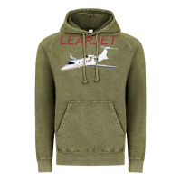 Vintage Olive learjet airplane flying pilot long sleeve t shirt Vintage Hoodie - ArtChic