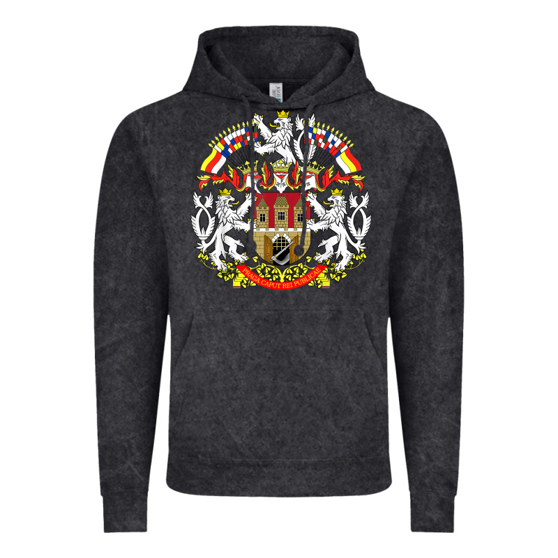 Praha Prague Czech Republic Coat Of Arms Ex Czechoslovakia T Shirt Vintage Hoodie by ArtChic | Teevron