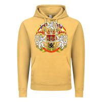 Vintage Mustard praha prague czech republic coat of arms ex czechoslovakia t shirt Vintage Hoodie - ArtChic