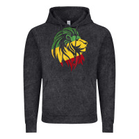 Vintage Black Lion of Judah Reggae, Rasta, Ethiopia Jamaican Roots Vintage Hoodie - ArtChic