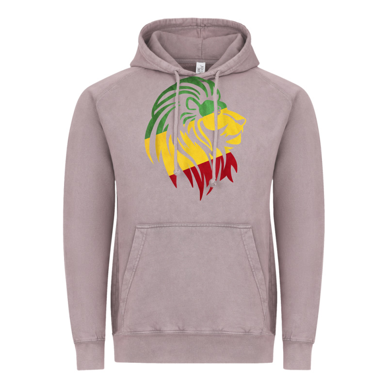 Lion Of Judah Reggae, Rasta, Ethiopia Jamaican Roots Vintage Hoodie by ArtChic | Teevron