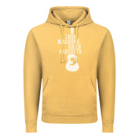 Vintage Mustard This Machine Kills Fascists Vintage Hoodie - ArtChic
