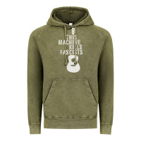 Vintage Olive This Machine Kills Fascists Vintage Hoodie - ArtChic