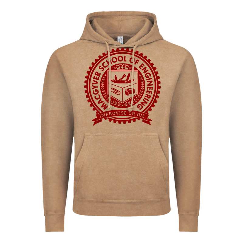 Macgyver School Of Engineering Vintage Hoodie by ArtChic | Teevron