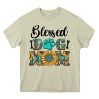 Mossy Blessed dog mom Heavy Core Tee - RanaPortraitStore